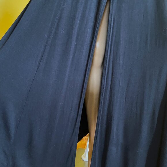 Abercrombie & Fitch Black Maxi Skirt w/ Slit Sz Small - Picture 9 of 9